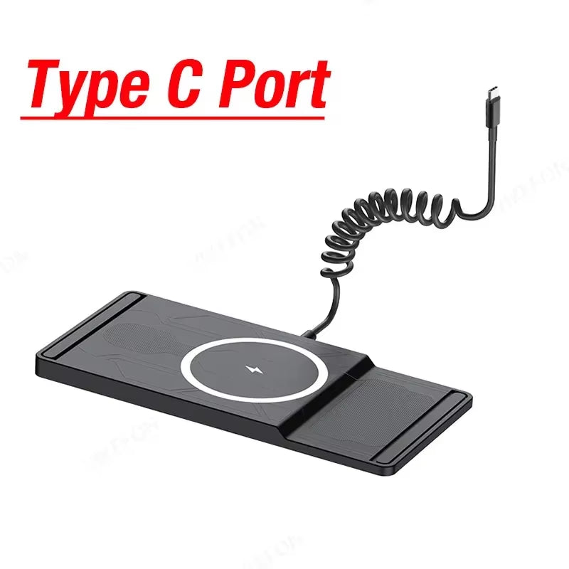 New Car Wireless Charger Phone Pad for Iphone 16 15 14 13 12 Pro Max Samsung Xiaomi Airpods Pro 2 LG Fast Charging Station